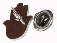 Hamsa / Star of David Lapel Hat Cap Tie Pin Badge Jew Jewish Hebrew Brooch Gift