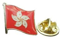 Hong Kong Flag Lapel Hat Tie Pin Badge HK Special Administrative Region Brooch