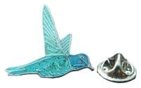 Hummingbird Lapel Hat Cap Tie Pin Badge / Brooch Humming Bird Lovers Gift - New