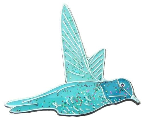Hummingbird Lapel Hat Cap Tie Pin Badge / Brooch Humming Bird Lovers Gift - New