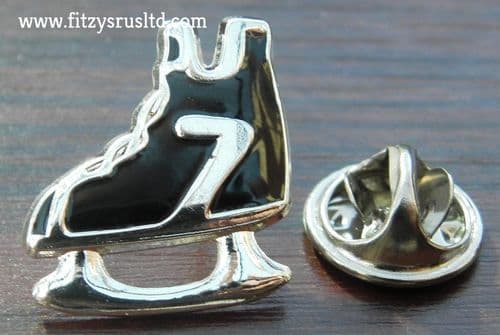 Ice Skate Lapel Hat Cap Tie Metal Pin Badge Brooch Skating Gift Souvenir