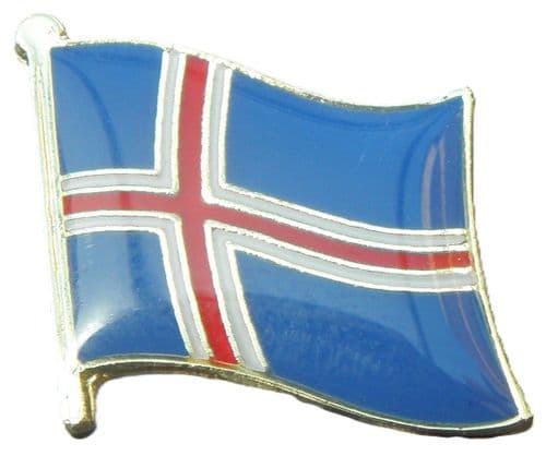 Iceland Iceland Country Flag Lapel Hat Cap Tie Pin Badge / Brooch Nordic sland