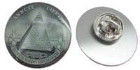 Illuminati Lapel Hat Cap Tie Pin Badge All-seeing Eye of God Providence Pyramid