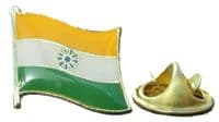 India Indian Country Flag - Lapel - Hat - Cap - Tie Pin Badge - Brand New