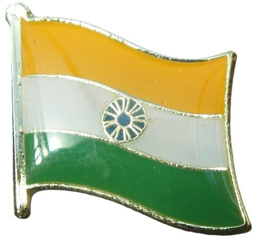 India Indian Country Flag - Lapel - Hat - Cap - Tie Pin Badge - Brand New