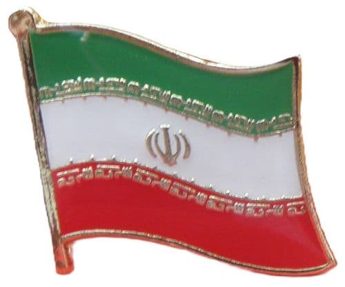 Iran Country Flag Lapel Hat Cap Tie Pin Badge - Islamic Republic of Brand New