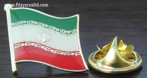 Iran Country Flag Lapel Hat Cap Tie Pin Badge - Islamic Republic of Brand New