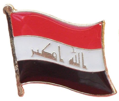 Iraq Country Flag Lapel Hat Cap Tie Pin Badge -   Republic of - New