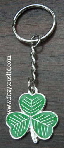 Irish Shamrock Keyring Ireland Eire Gaelic Key Ring St Patricks Day Gift