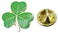 Irish Shamrock Lapel Hat Tie Cap Pin Badge - Symbol of Ireland Eire Gaelic New