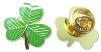 Irish Shamrock Lapel Hat Tie Cap Pin Badge - Symbol of Ireland Eire Gaelic New
