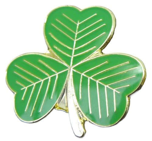 Irish Shamrock Lapel Hat Tie Cap Pin Badge - Symbol of Ireland Eire Gaelic New