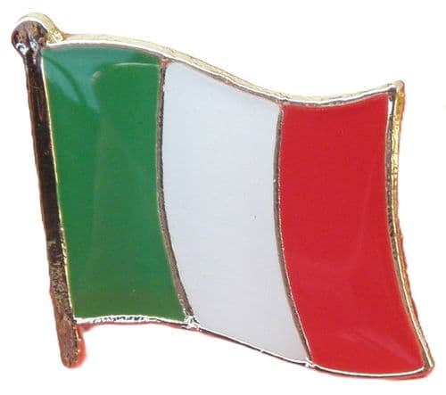 Italy Italian Country Flag Lapel / Hat / Tie / Cap Pin Badge Brooch - Brand New