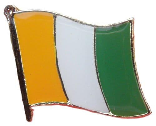 Ivory Coast Country Flag Lapel Hat Cap Tie Pin Badge Republic of Cte d'Ivoire