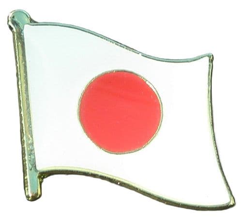 Japan Japanese Country Flag Lapel / Hat / Tie / Cap Pin Badge / Brooch Brand New