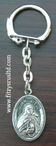 Juan Diego Nuestra Senora de Guadalupe Small Key Ring Gift Souvenir Keyring