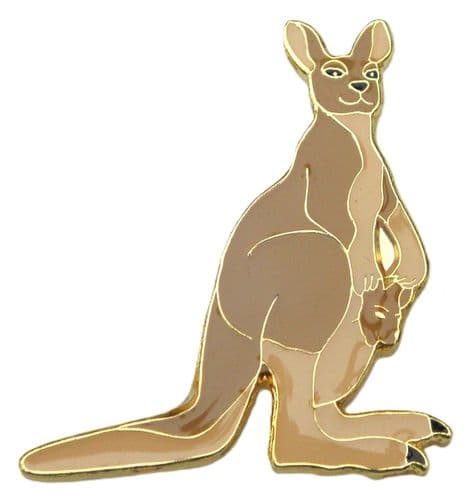 Kangaroo Lapel Hat Cap Tie Pin Badge Australia Australian Brooch Animal Lovers Gift