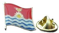 Kiribati Flag Lapel Hat Cap Tie Pin Badge Tarawa Ribaberiki Kiribati Republic of