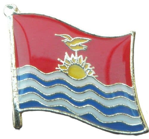 Kiribati Flag Lapel Hat Cap Tie Pin Badge Tarawa Ribaberiki Kiribati Republic of