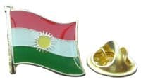 Kurdistan Country Flag Lapel Hat Cap Tie Pin Badge / Brooch - Kurds Kurdish New