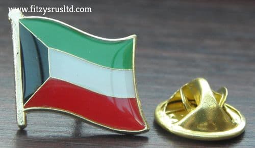 Kuwait Country Flag Lapel Hat Cap Tie Pin Badge Dawlat al-Kuwait Gift Souvenir