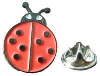 Ladybird Lapel / Hat / Cap / Tie Pin Badge - Brooch - Brand New