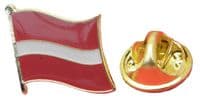 Latvia Country Flag Lapel Hat Cap Tie Pin Badge Latvijas Republika New