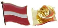Latvia Country Flag Lapel Hat Cap Tie Pin Badge Latvijas Republika New