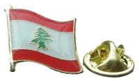 Lebanon Country Flag Lapel Hat Cap Tie Pin Badge Lebanese Brooch