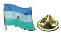 Lesotho Flag Lapel Hat Cap Tie Pin Badge Muso oa Lesotho Maseru Gift Souvenir