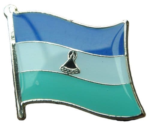 Lesotho Flag Lapel Hat Cap Tie Pin Badge Muso oa Lesotho Maseru Gift Souvenir