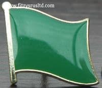Libya Green Lapel Hat Cap Tie Pin Badge Flag of the Libyan Arab Jamahiriya