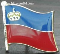 Liechtenstein Flag Lapel Hat Cap Tie Pin Badge Frstentum Liechtenstein Souvenir