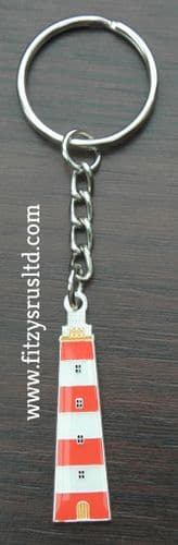 Lighthouse Metal Keyring Key Ring Gift Souvenir