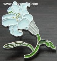 Lily Flower Lapel Hat Cap Tie Pin Badge Lilium Brooch