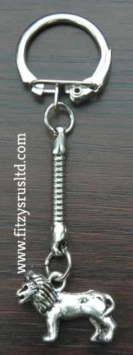 Lion Metal Keyring Gift Panthera Key Ring Souvenir