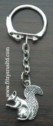 Little Squirrel Keyring Rodent Key Ring Animal Lovers Gift Souvenir