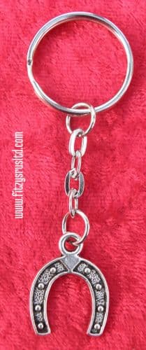 Lucky Horse shoe Keyring Horseshoe Key Ring Pony Farrier Wedding Charm Good Luck