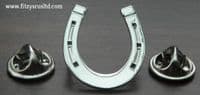 Lucky Horse shoe Lapel Cap Hat Tie Pin Badge Brooch Farrier Wedding Horseshoe