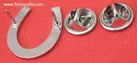 Lucky Horse shoe Lapel Cap Hat Tie Pin Badge Brooch Farrier Wedding Horseshoe