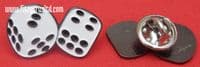 Lucky Pair Dice Lapel Hat Cap Tie Pin Badge Datum Die d Gambler Poker Brooch