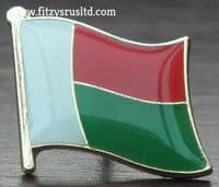 Madagascar Country Flag Lapel Hat Cap Tie Pin Badge Repoblikan'i Madagasikara