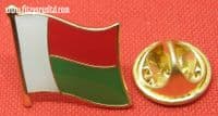 Madagascar Country Flag Lapel Hat Cap Tie Pin Badge Repoblikan'i Madagasikara