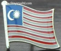 Malaysia Country Flag - Lapel - Hat - Cap - Tie Pin Badge Asia Gift Souvenir New
