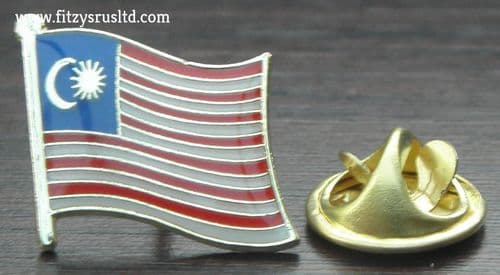 Malaysia Country Flag - Lapel - Hat - Cap - Tie Pin Badge Asia Gift Souvenir New