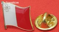 Malta Maltese Flag Lapel Hat Cap Tie Pin Badge Republic Repubblika ta' Malta New