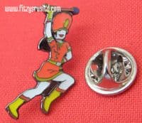 Marching Majorette Lapel Hat Cap Tie Pin Badge Brooch Dancer Baton Gift Souvenir