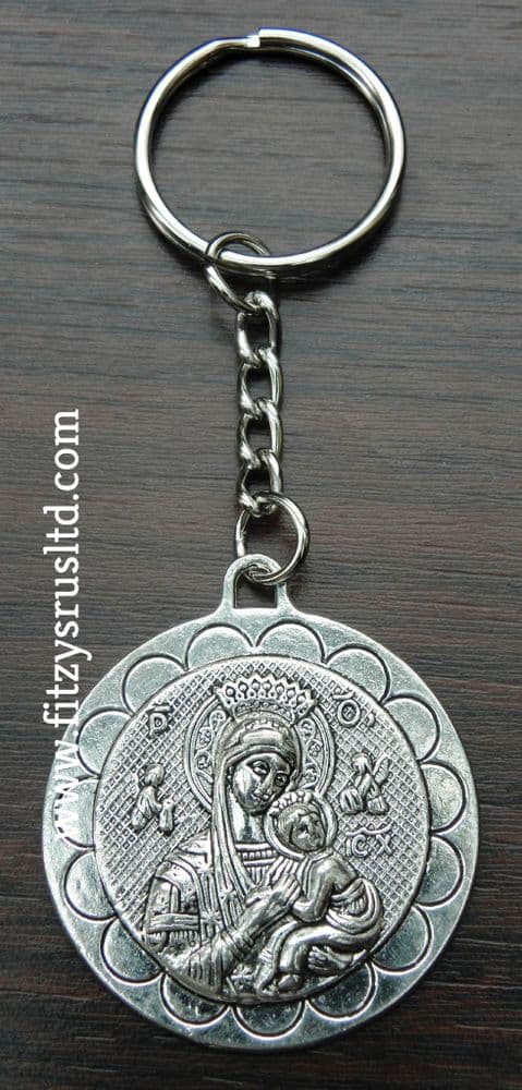 Mary & Jesus Key Ring Keyring Catholic Religious