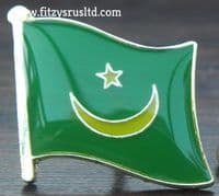 Mauritania Flag Lapel Hat Cap Tie Pin Badge Mauritanie Islamic Gift Souvenir New