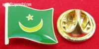 Mauritania Flag Lapel Hat Cap Tie Pin Badge Mauritanie Islamic Gift Souvenir New